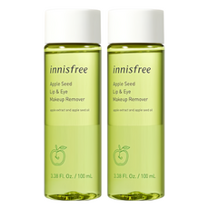 INNISFREE 蘋果籽眼唇卸妝液，蘋果籽萃取, 100ml, 2瓶
