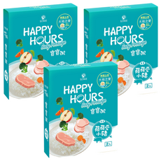 HAPPY HOURS 寶寶粥 2包 Set,蘋蘋愛小豬, 符合6個月以上嬰幼兒成長需求, 滿足營養所需, 300g, 3盒