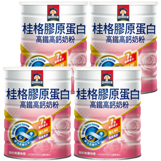 QUAKER 桂格 膠原蛋白高鐵高鈣奶粉, 750g, 4罐