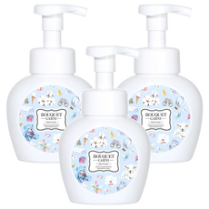 BOUQUET GARNI 溫和香水泡沫洗手慕斯, 3瓶, 嬰兒爽身粉香, 250ml