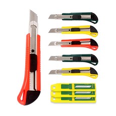 DADA 大型美工刀6入+刀片30入組, 顏色隨機, 1組