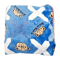 英國熊 雙面複合法蘭絨毯