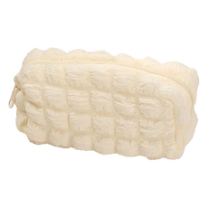 Yonni Factory 華夫格筆袋, 米白色, 1個