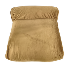 C.G.&C. S.M.C. 凱蕾絲帝 多功能含枕護膝抬腿枕 加高三角靠墊 絨布款, 咖啡色