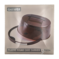 CHEFMADE 學廚 可扣式圓型蛋糕盒 WK9204, 食品級PP, 尺寸28.4x16cm, 附贈3個冰袋, 1個
