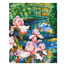 ArtLife 藝術生活 鑽石畫 GJ815 6歲以上 1kg, 蓮花橋畔 多色