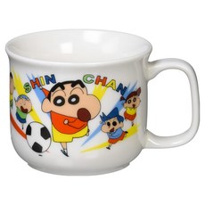 kanesho 金正陶器 蠟筆小新 陶瓷馬克杯 180ml 日本製, 1個, 混和顏色