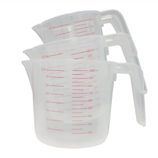 KitchenCraft 耐熱刻度量杯3件組, 單一顏色, 2L, 1組