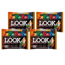 不二家 LOOK四層次巧克力, 27粒入, 18*2, 185g, 4袋