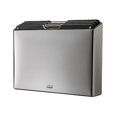 Joseph Joseph FOLIO系列 不鏽鋼砧板四件組, 砧板4個 + 收納盒, 1組