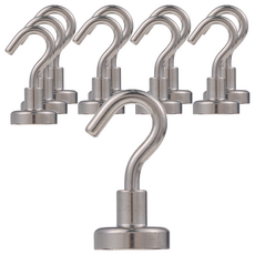 comet 強力掛勾磁鐵, 銀色, 10個