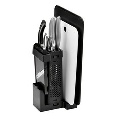 SHIMOMURA 下村 KOGYO 日本製專業級刀架 可同時儲納刀具砧板, 1個