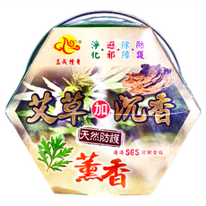 益成檀香 艾草沉薰香 SGS檢驗合格, 1盒