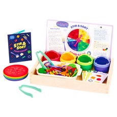 battat 聊育系列-熊愛夾通心粉, Multiple colors, 1入