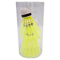 Her-Ea 禾亦 尼龍羽球 耐用穩定飛行 輕巧易控 多入組合, 3顆, 1組, 黃色