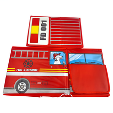 玩具收納箱 車頭款, 紅色消防車, 1個