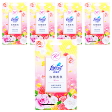 farcent 花仙子 衣物香氛袋 3個, 玫瑰香氛, 30g, 5盒