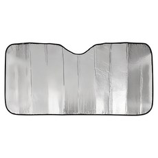 ANBORTEH 酷樂 3層加厚汽車遮陽板, 適用99%車型, 反射陽光不吸熱, 加厚隔熱 有效降溫, Silver, 1個, 140 x 70cm