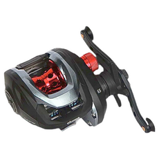 okuma 寶熊釣具 凱莫斯 Ceymar 擬餌 拋投 小烏龜 捲線器 路亞 釣魚 捲仔 Low Profile 左手, C101-A, 黑色