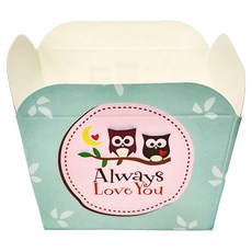 Pimex 烘烤巧方 四邊烘烤紙杯 5x5x5cm 耐熱90℃, 100個, 1組