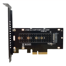 Neon 台灣霓虹 PCIex4轉M2轉接卡 NVMe M.2 NGFF 支援Windows/MAC/Linux系統, 1個
