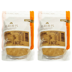 源穀食代 天然低GI椰花蜜糖 400g，無農藥無化學肥，無添加無防腐劑，取代家中精緻糖調味的健康糖, 2包