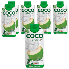 Cocopulus 100% 純椰子水, 330ml, 6瓶