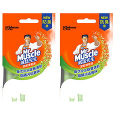 威猛先生 潔廁清香凍補充管, 阻隔髒汙臭味, 清新檸檬, 76g, 2盒