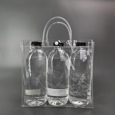 Mir PVC透明塑膠購物袋 特大低款, 1個, 10個裝