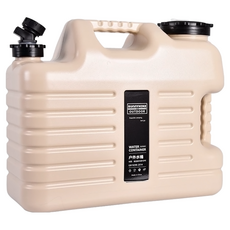 Truly House 戶外食品級18L大容量儲水桶, 40x19x35cm, 卡其色, 1個