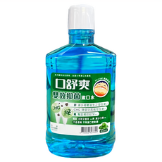 SHITEH 西德 口舒爽 雙效抑菌漱口水, 600ml, 1瓶