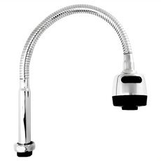 bathtem 廚房可調節式波紋管 O-300 出水口過濾網 一鍵噴灑按鈕, 1個