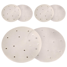 MR.BAKING 萬鴻 圓型蒸籠紙 有孔, 6.5吋(16.2cm), 1000張, 3包, 16.2cm