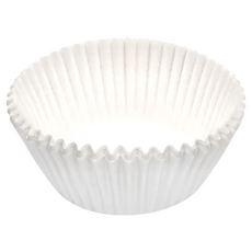 GP&me Dolce 瑪芬蛋糕紙模 200個 防油紙, 白色