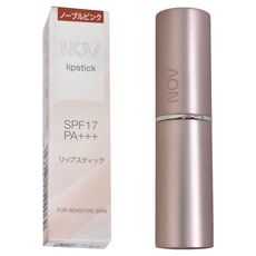 NOV 娜芙 防曬潤澤唇膏 SPF17 PA+++ 敏感肌適用, PN 嬌貴粉, 3.9g, 1個