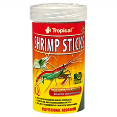 Tropical 淡水蝦蟹增豔飼料 Shrimp Sticks 粗蛋白45%, 100ml, 1罐