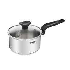 Tefal 特福 首選不鏽鋼系列單柄湯鍋 附鍋蓋, 16cm, 單一顏色, 1個