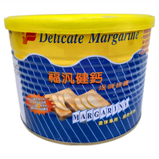 FUFANN 福汎 健鈣鹽味抹醬, Delicate Margarine, 塗抹專用, 1.5kg, 1罐