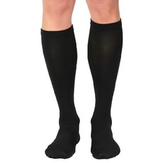 足健美襪品 彈力萊卡舒適褲襪 280丹尼, M, 黑色