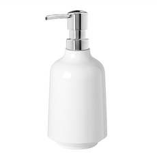 UMBRA Step 洗手乳/沐浴乳分裝按壓瓶 385ml, 1個, 雲朵白