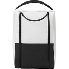 PXG 皮質鞋袋, 黑色 + 白色, 1個