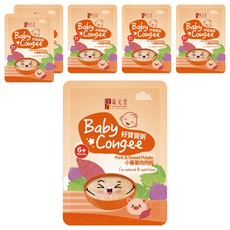 琉元堂 好寶寶粥 小番薯肉肉粥 6個月以上寶寶即拆即食, 150g, 6包