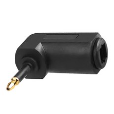 UniSync 光纖數位90度L型方口轉圓口轉接頭, 單一產品, 2個