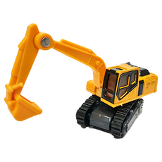 love color 樂彩森林 迷你合金車 126# 五歲以上適用, 履帶挖土機 滑行, 1個, ミニ