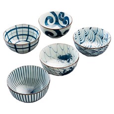 Saikai 西海陶器 職人手繪系列 五件式湯碗 Set, 陶瓷材質, 14 x 7 cm, 31043, 1組