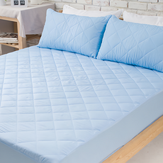 LoveCity 寢城之戀 台灣製馬卡龍炫彩 鋪棉床包式保潔墊