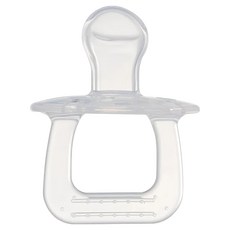 貝喜力克全矽膠拇指安撫奶嘴 柔軟親膚 寶寶安睡必備, S, 1入, 透明