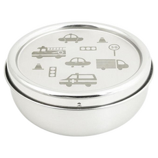 KOM 童趣系列 316不鏽鋼兒童隔熱碗附304匙, 汽車, 11.5 x 5.8cm, 1組