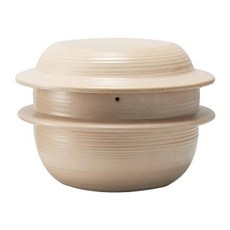 ONE TWO POT 萬土燒 日式雙蓋炊飯鍋 多功能燉煮陶鍋 3200ml 陶土 澳洲長鑛石, 26.5cm, 白色款, 1個