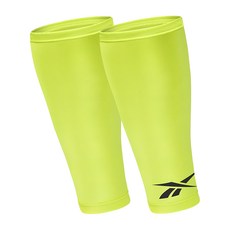 Reebok 壓力小腿套 S 舒適透氣 減輕疲勞, Yellow, 1雙